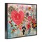 Stupell Industries Playful Heart & Flowers Framed Giclee Wall Art Design by LSR Design Studio
